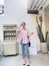 WANWAN Pocket Button Down Cotton Shirts